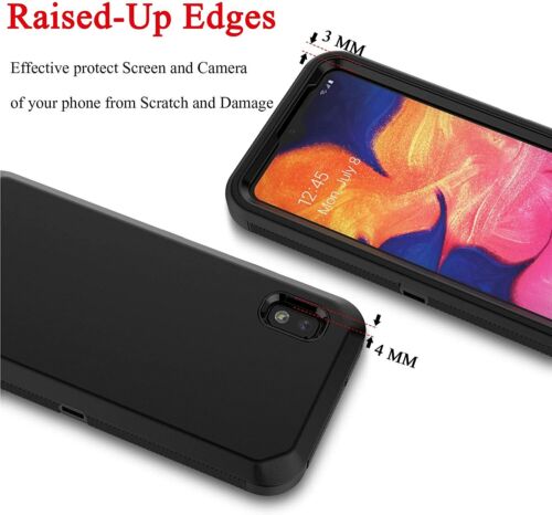 For Samsung Galaxy A10e Full Cover Phone Case Cover + Tempered Glass Protector - Image 9