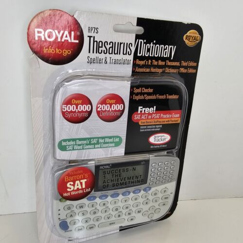 NEW Royal Info to Go RP7S Thesaurus Dictionary Translator Speller