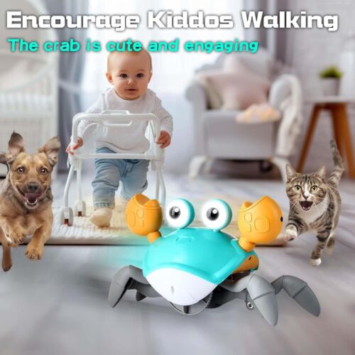 Crawling Crab Baby Toy Upgraded with Music LED Light - Walking Dancing Toy Gift - Image 18
