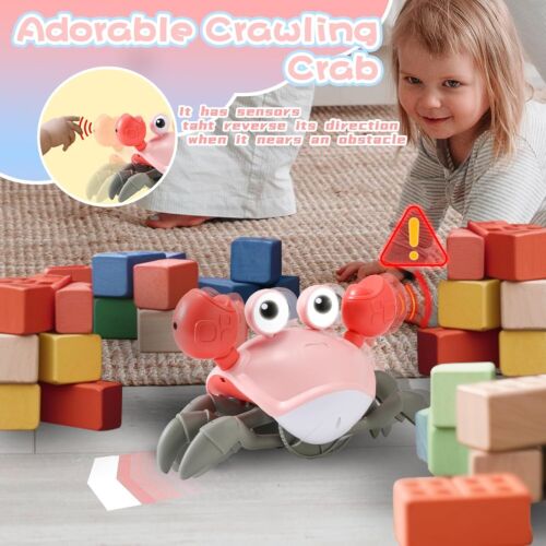 Crawling Crab Baby Toy Upgraded with Music LED Light - Walking Dancing Toy Gift - Image 19