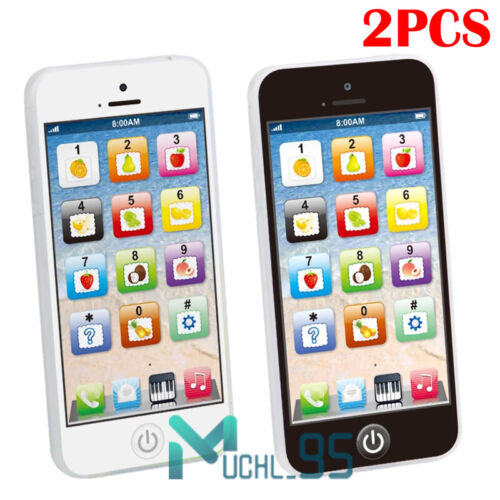 Toy Learning Play Cell Phone with 8 Functions Interactive Toy for Toddler Baby