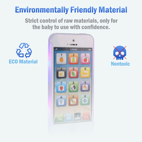 Toy Learning Play Cell Phone with 8 Functions Interactive Toy for Toddler Baby - Image 7