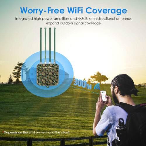 WAVLINK WiFi 6 Outdoor Long Range Extender AX3000 Router Repeater Access Point - Image 3
