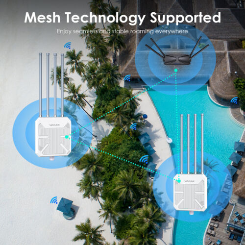 WAVLINK WiFi 6 Outdoor Long Range Extender AX3000 Router Repeater Access Point - Image 25