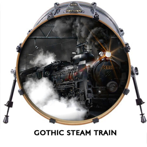 Custom 20" Bass Drum Head DECAL Skin Wrap Kick Sticker Vinyl FREE DESIGN - Image 2