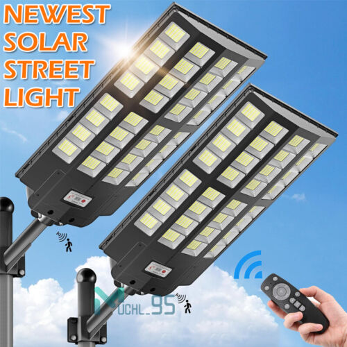 1000000lm Lamparas Luz Led Solares Luces Para Exterior Patio Sensor De Movimient