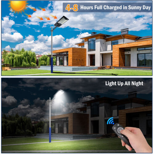 1000000lm Lamparas Luz Led Solares Luces Para Exterior Patio Sensor De Movimient - Image 14