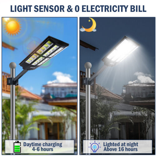 1000000lm Lamparas Luz Led Solares Luces Para Exterior Patio Sensor De Movimient - Image 36