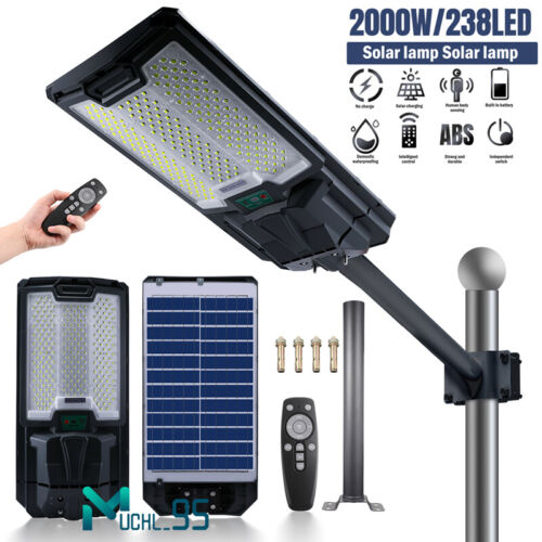 1000000lm Lamparas Luz Led Solares Luces Para Exterior Patio Sensor De Movimient - Image 42