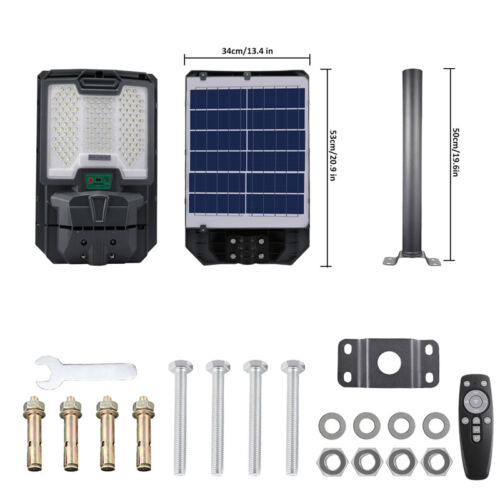 1000000lm Lamparas Luz Led Solares Luces Para Exterior Patio Sensor De Movimient - Image 67