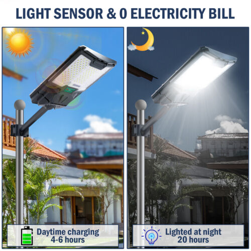 1000000lm Lamparas Luz Led Solares Luces Para Exterior Patio Sensor De Movimient - Image 71