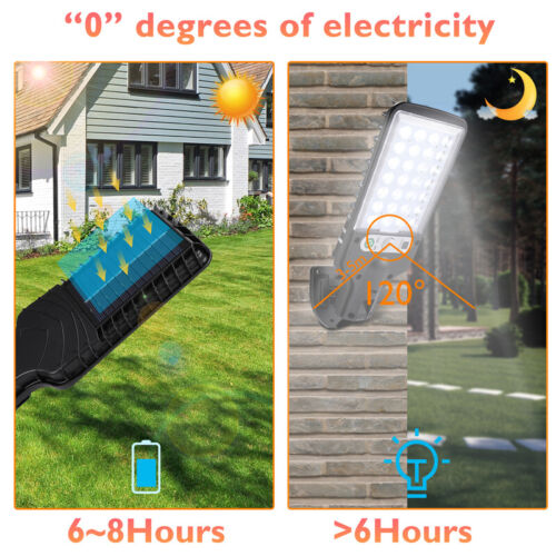 1000000lm Lamparas Luz Led Solares Luces Para Exterior Patio Sensor De Movimient - Image 104