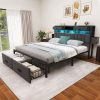 King Size Bed Frame with Faux Leather Headboard Bedroom Furniture King Size Bed Frame with Faux Leather Headboard Bedroom Furniture