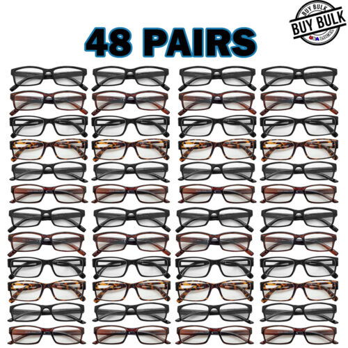 Reading Glasses for Men and Women Bulk Buy Wholesale Basic Frame Unisex Power