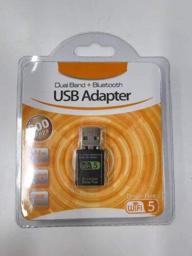 USB WiFi Bluetooth Adapter 600Mbps Dual Band 2.4/5Ghz Wireless Network Receiver - Image 2