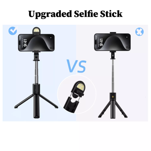 Selfie Stick Tripod Remote Desktop Stand Cell Phone Holder For iPhone Samsung US - Image 2