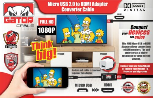 MHL Micro USB to HDMI Adapter Converter Cable for Android Phone Smartphone HDTV - Image 10