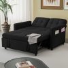 3 in 1 Convertible Sofa Bed 55 inch Sleeper Sofa Linen Loveseat Futon Couch 3 in 1 Convertible Sofa Bed 55 inch Sleeper Sofa Linen Loveseat Futon Couch