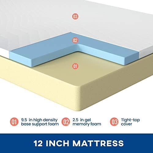 Gel Memory Foam Medium-Firm Mattress for Pressure Relief &Soundly Sleep Mattress - Image 51