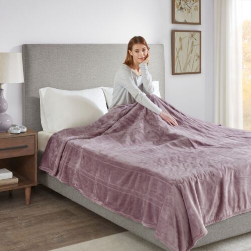 Beautyrest Plush Electric Heated Blanket 20 Heat Level Twin Full Queen King - Image 15