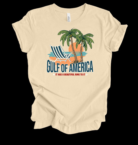 Patriot Pride Gulf Of America EST. 2025 Sunset American Flag Sky Mens - Image 2