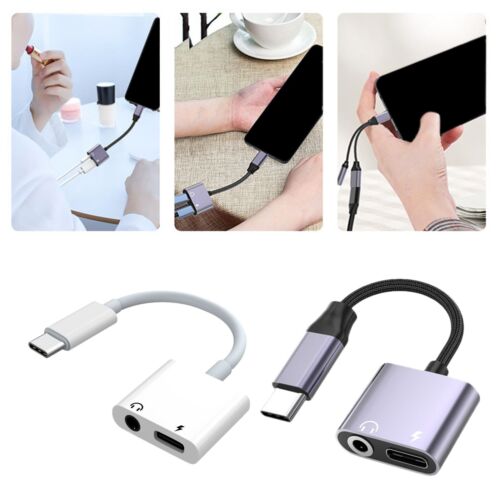 Earphone Adapter Converter 2 In 1 Mobile Phone Cable For Android Adapter Cable