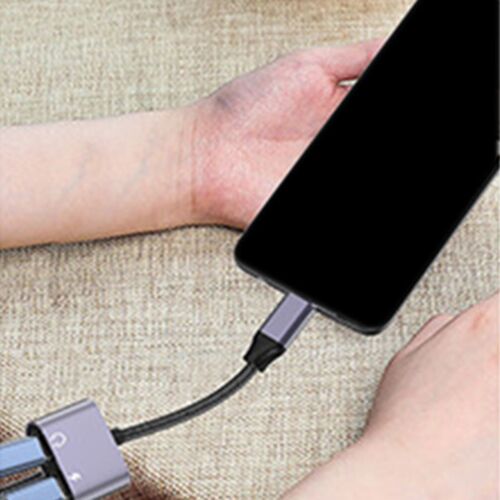 Earphone Adapter Converter 2 In 1 Mobile Phone Cable For Android Adapter Cable - Image 2