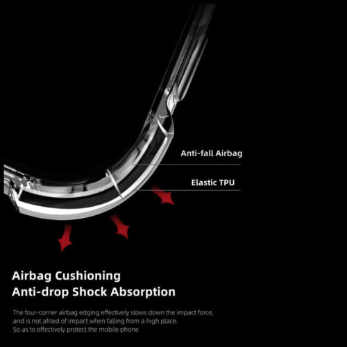 Phone Case For Apple iPhone X/XS Clear Shockproof Case TPU Slim Phone Cover US