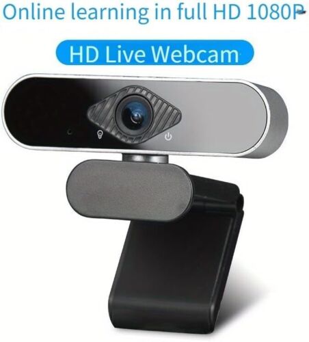 1080P Full HD USB Webcam for PC Desktop,Laptop Web Camera with Microphone - Image 2