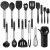 Silicone Kitchen Utensil Set with Holder,19 Pcs Cooking Utensils Heat Resistant Silicone Kitchen Utensil Set with Holder,19 Pcs Cooking Utensils Heat Resistant