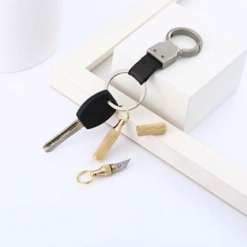 Capsule Knife Portable Quality Brass Keychain Pocket Unboxing Tools Accessories - Image 3