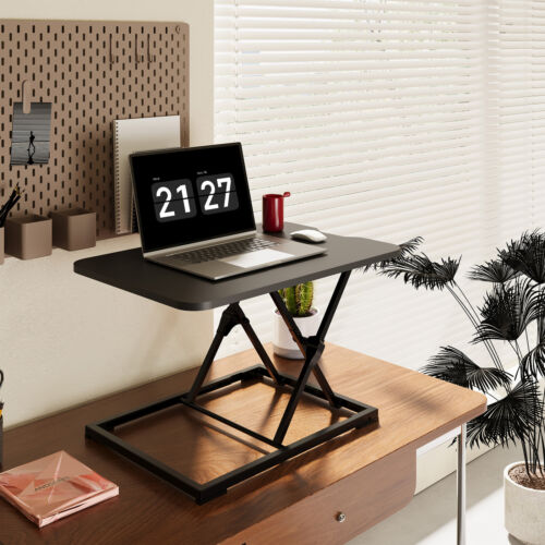 FunniHomi 27" Home Office Desk Riser Adjustable Standing Desk Converter - Image 11