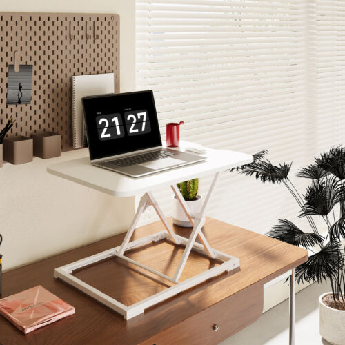 FunniHomi 27" Home Office Desk Riser Adjustable Standing Desk Converter - Image 16
