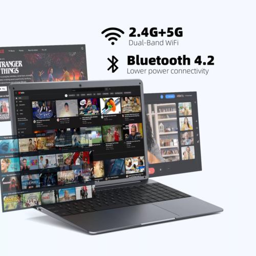 SGIN 15.6 inch Laptop Windows 11 8GB RAM 256GB ROM Up to 2.6Ghz  USB 3.0 grey - Image 3