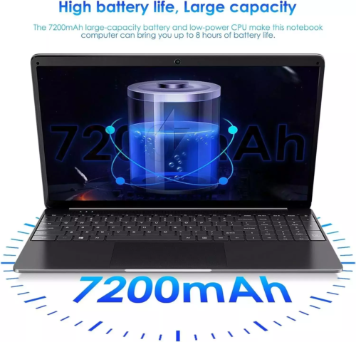 SGIN 15.6 inch Laptop Windows 11 8GB RAM 256GB ROM Up to 2.6Ghz  USB 3.0 grey - Image 6