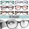 Ladies Reading Glasses 6 Pack Fashion Readers Eyeglasses Assorted New Pick Power Ladies Reading Glasses 6 Pack Fashion Readers Eyeglasses Assorted New Pick Power