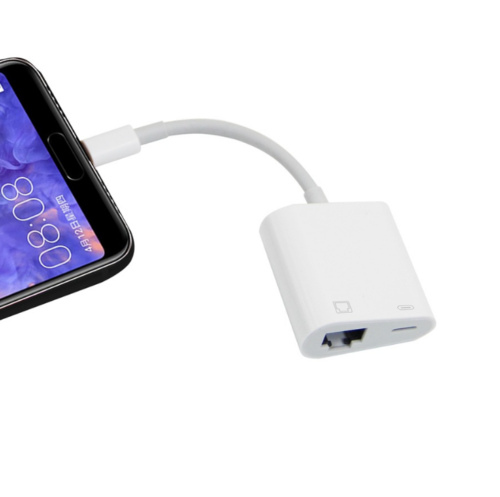 Mobile phone network cable converter RJ45 Ethernet converter two in one adapter - Image 3