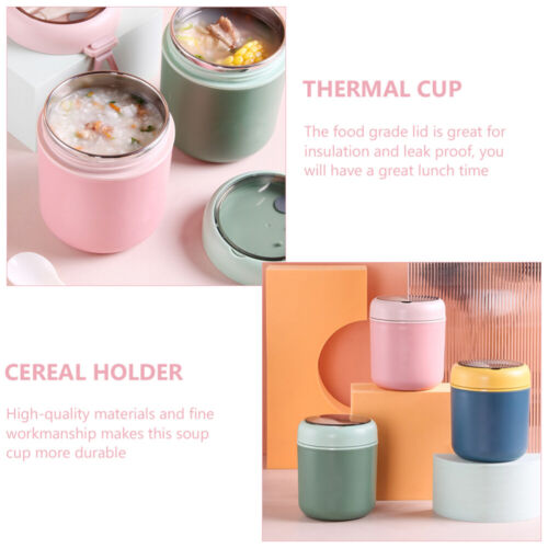 Thermal Food Box Container Hot Food Flask Insulated Food Jar School Soup - Image 2