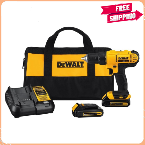 DEWALT 20V Max Cordless Drill/Driver Kit, 2 Batteries and Charger Included - Image 2