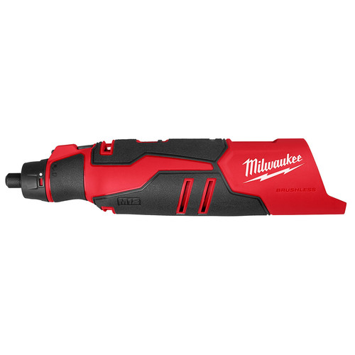 Milwaukee, M12 Brushless Rotary Tool, Max. Speed 27500 rpm, Volts 12 Model#
