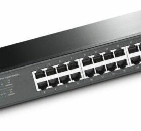 TP-Link 24 Port Gigabit Ethernet Switch Desktop Rackmount Plug & Play Shielded TP-Link 24 Port Gigabit Ethernet Switch Desktop Rackmount Plug & Play Shielded