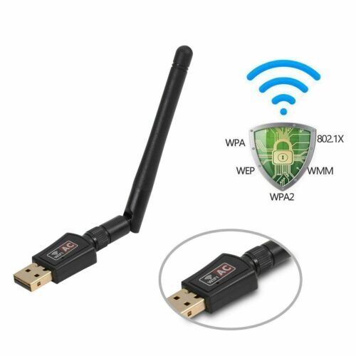 600Mbps Wireless USB Wifi Adapter Dongle Dual Band 2.4G/5GHz W/Antenna 802.11AC - Image 5