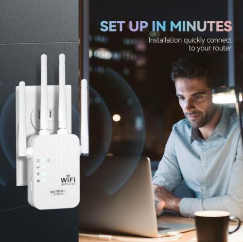 New WiFi Range Extender Repeater 1200Mbps Wireless Router Signal Booster