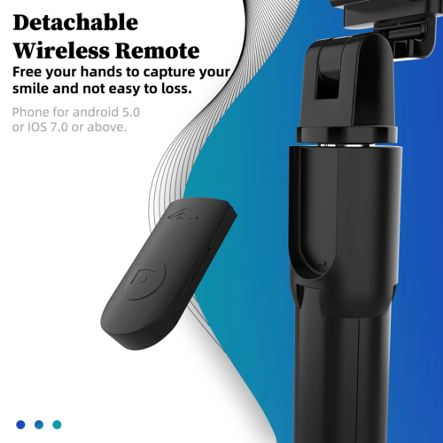 Selfie Stick Tripod Remote Desktop Stand Cell Phone Holder For iPhone Samsung US - Image 8