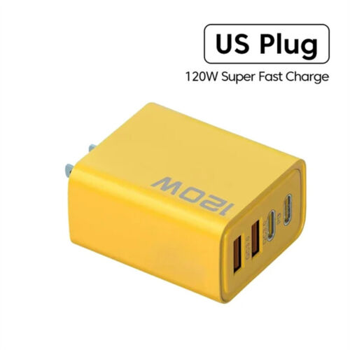 120W 4-Port USB C Fast Wall Charger Block For All Cell Phone iPad Lot - Image 7