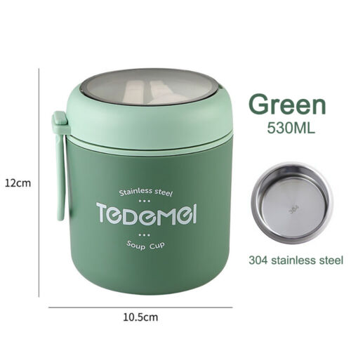 Food Thermal Jar Insulated Soup Cup Thermos Containers Stainless Steel Lunch Box - Image 11