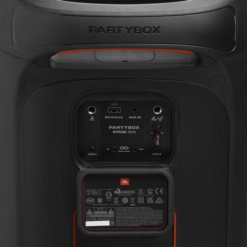 JBL PartyBox Stage 320 - Portable Party Speaker , Powerful JBL Pro Sound (Black)
