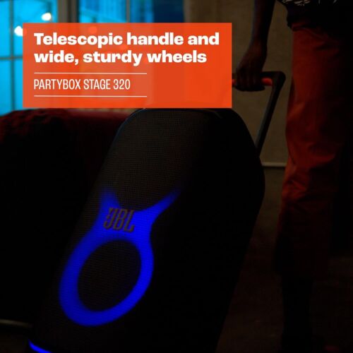 JBL PartyBox Stage 320 - Portable Party Speaker , Powerful JBL Pro Sound (Black) - Image 9