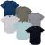 Cuts Clothing Men’s Elongated Crew Neck Signature Fit 4-Way Stretch Tee T-Shirt