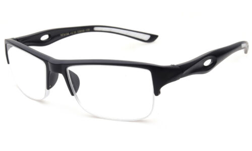Reading Glasses Men Classic Half Rimmed Sporty Look Reader Quality Rectangular - Image 2